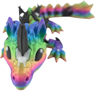 Unicorn Baby Dragon face and horn detail