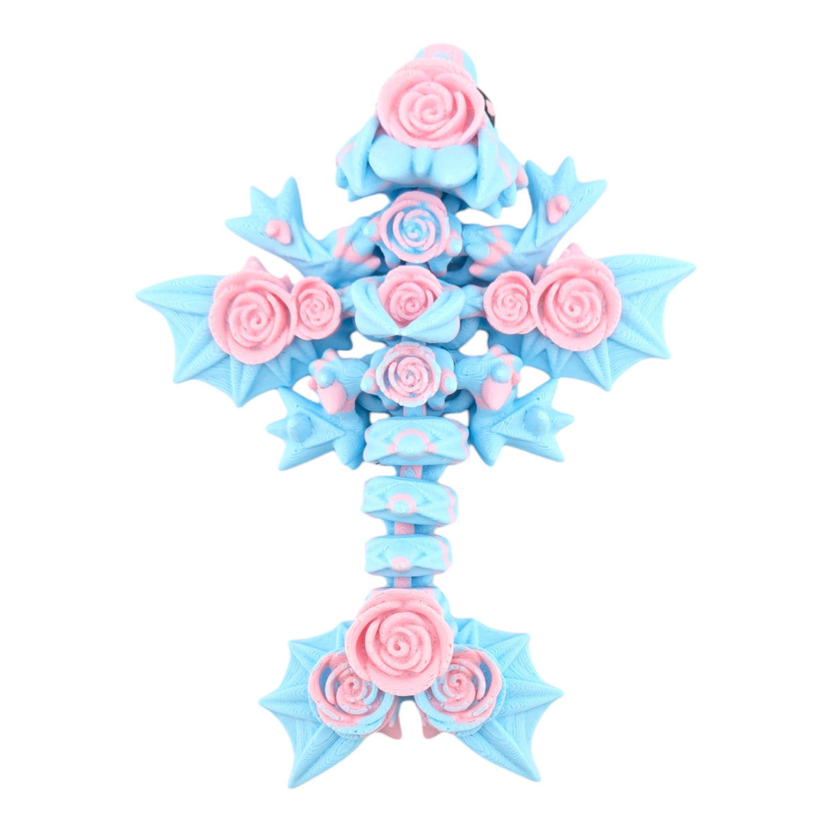 Rose Tiny Dragon full length top view