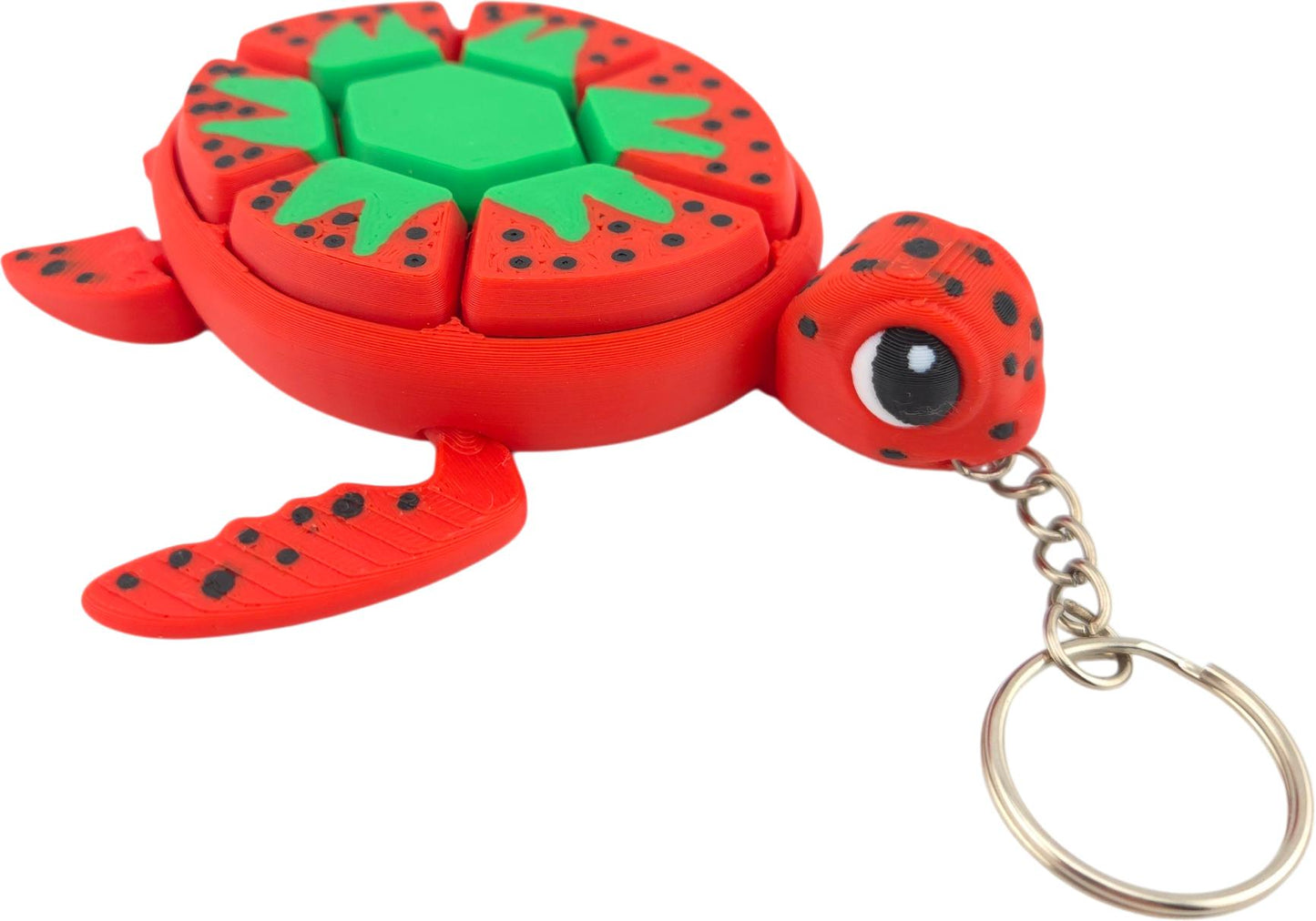 Turtle Fidget Clickers - Desktop and Keychains - Sensory Figures, Mechanical Keys - Autism, ADHD, Stress, Anxiety Relief