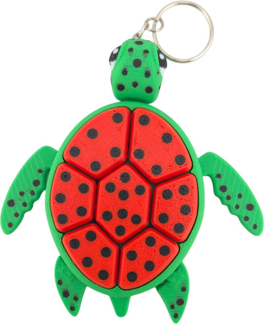 Turtle Fidget Clickers - Desktop and Keychains - Sensory Figures, Mechanical Keys - Autism, ADHD, Stress, Anxiety Relief