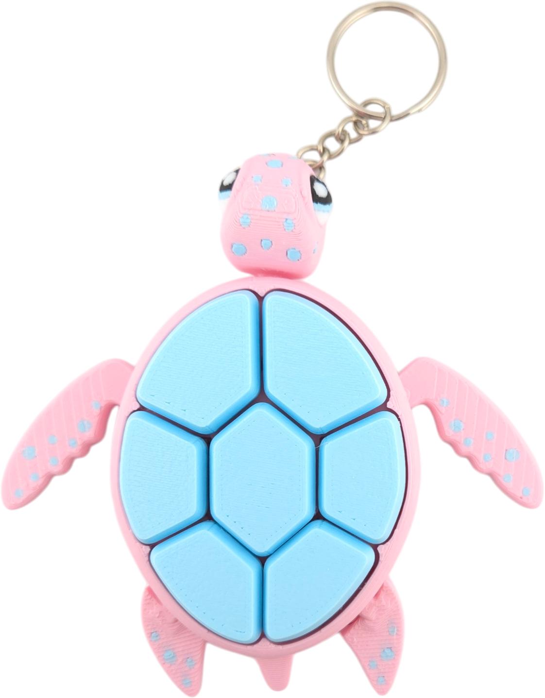 Turtle Fidget Clickers - Desktop and Keychains - Sensory Figures, Mechanical Keys - Autism, ADHD, Stress, Anxiety Relief