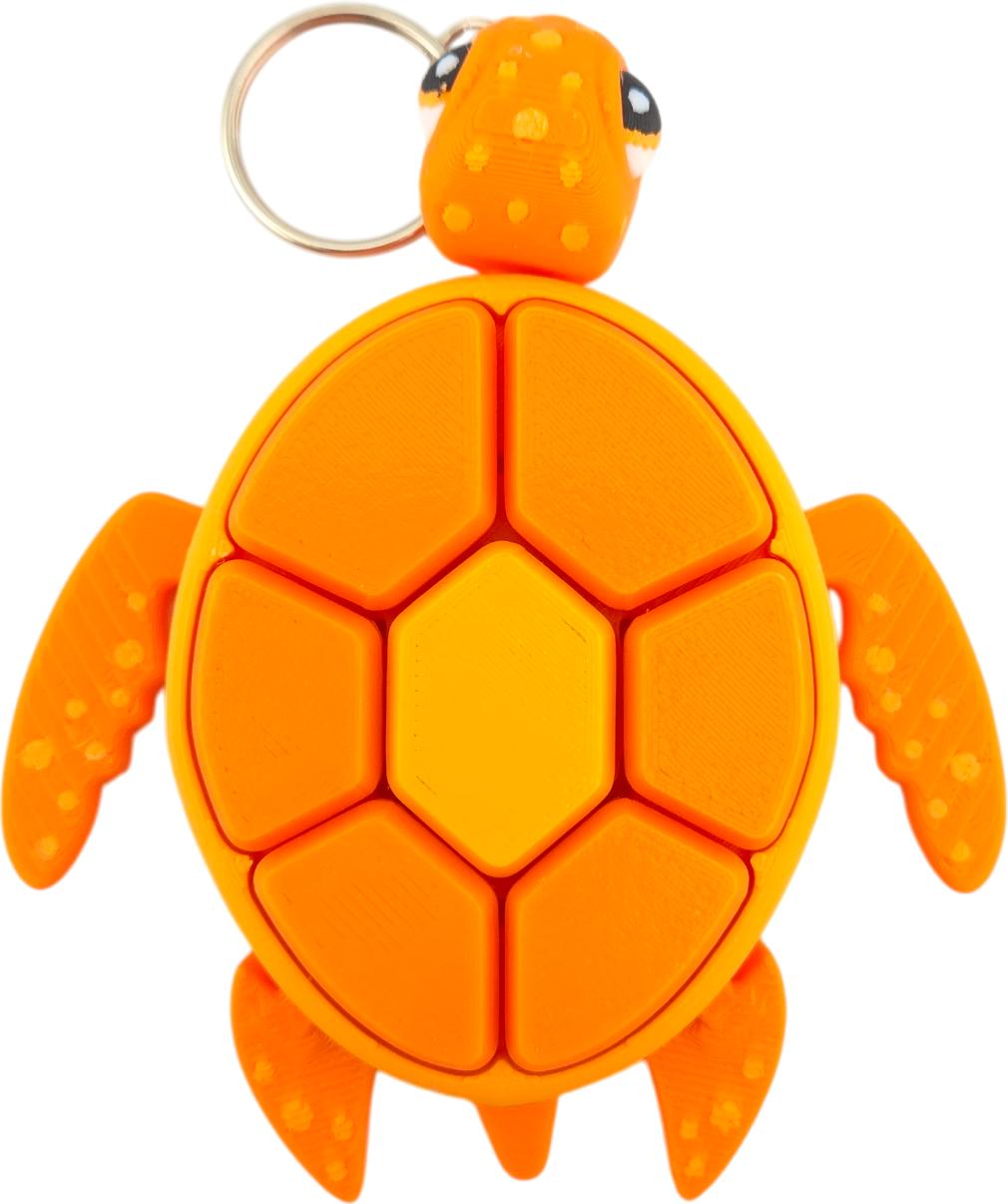 Turtle Fidget Clickers - Desktop and Keychains - Sensory Figures, Mechanical Keys - Autism, ADHD, Stress, Anxiety Relief