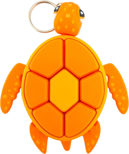 Turtle Fidget Clickers - Desktop and Keychains - Sensory Figures, Mechanical Keys - Autism, ADHD, Stress, Anxiety Relief