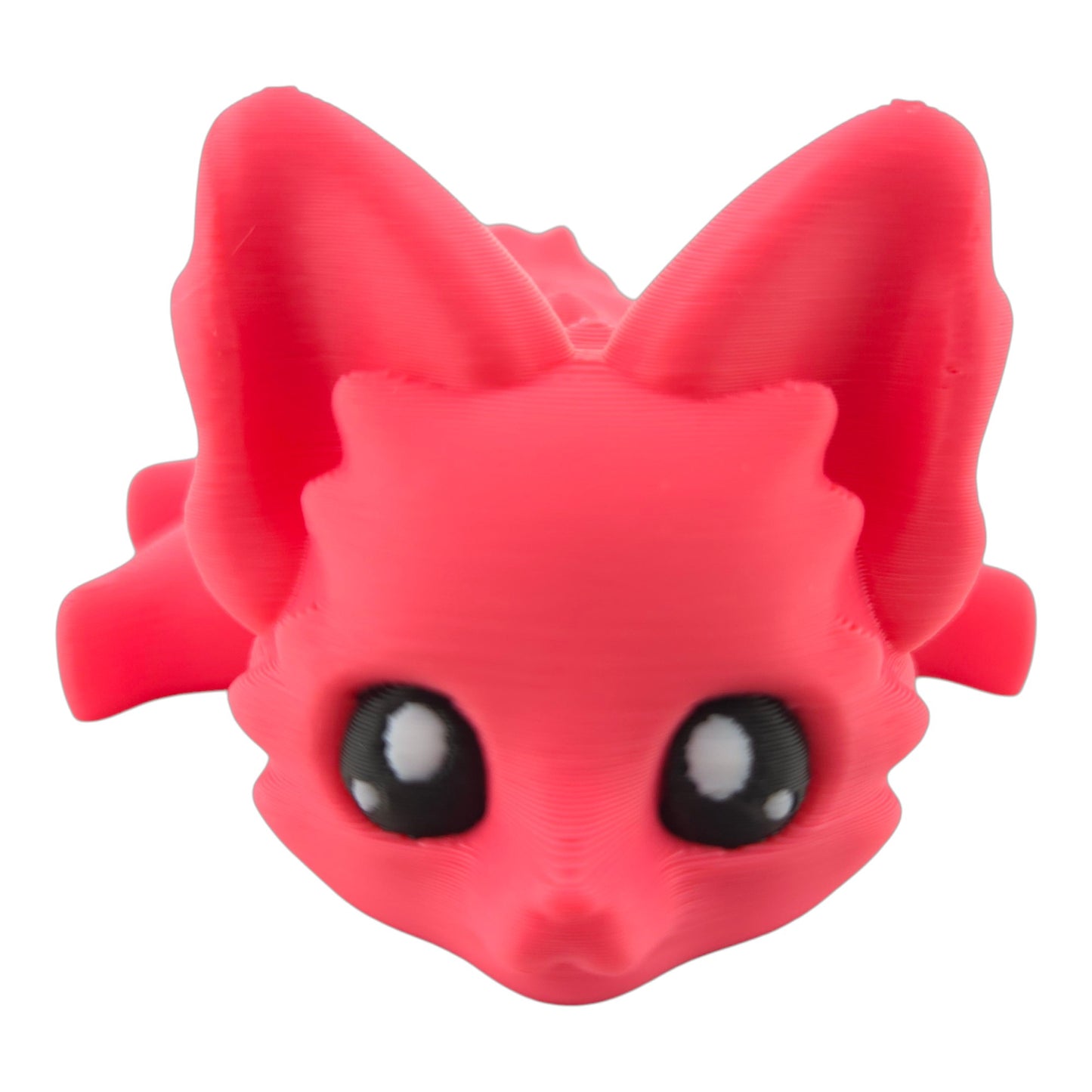 Articulated Cute Flexi Fox 7.5 Inches - 3D Printed Fantasy - Customizable Colors - Authorized Seller - Articulated Desk Buddy