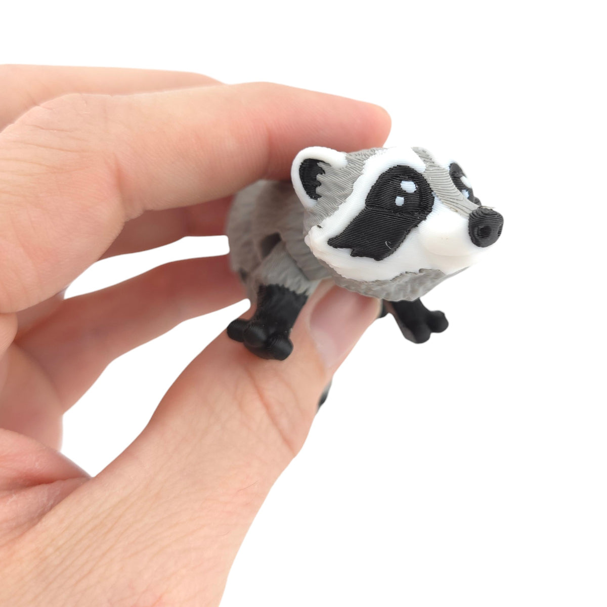 Standard Gray Raccoon 3D printed collectible - view 1