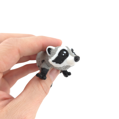 Standard Gray Raccoon 3D printed collectible - view 2