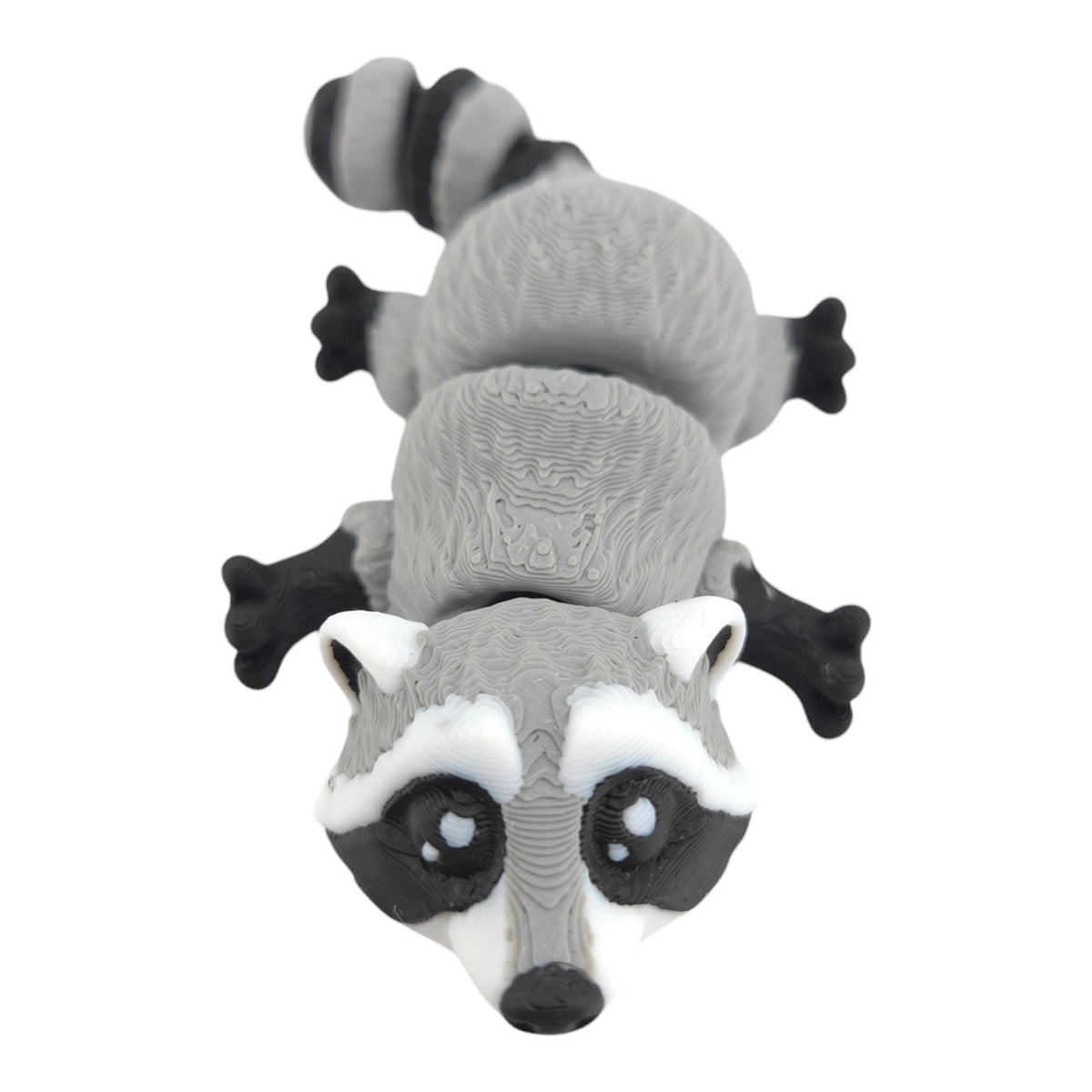 Standard Gray Raccoon 3D printed collectible - view 3