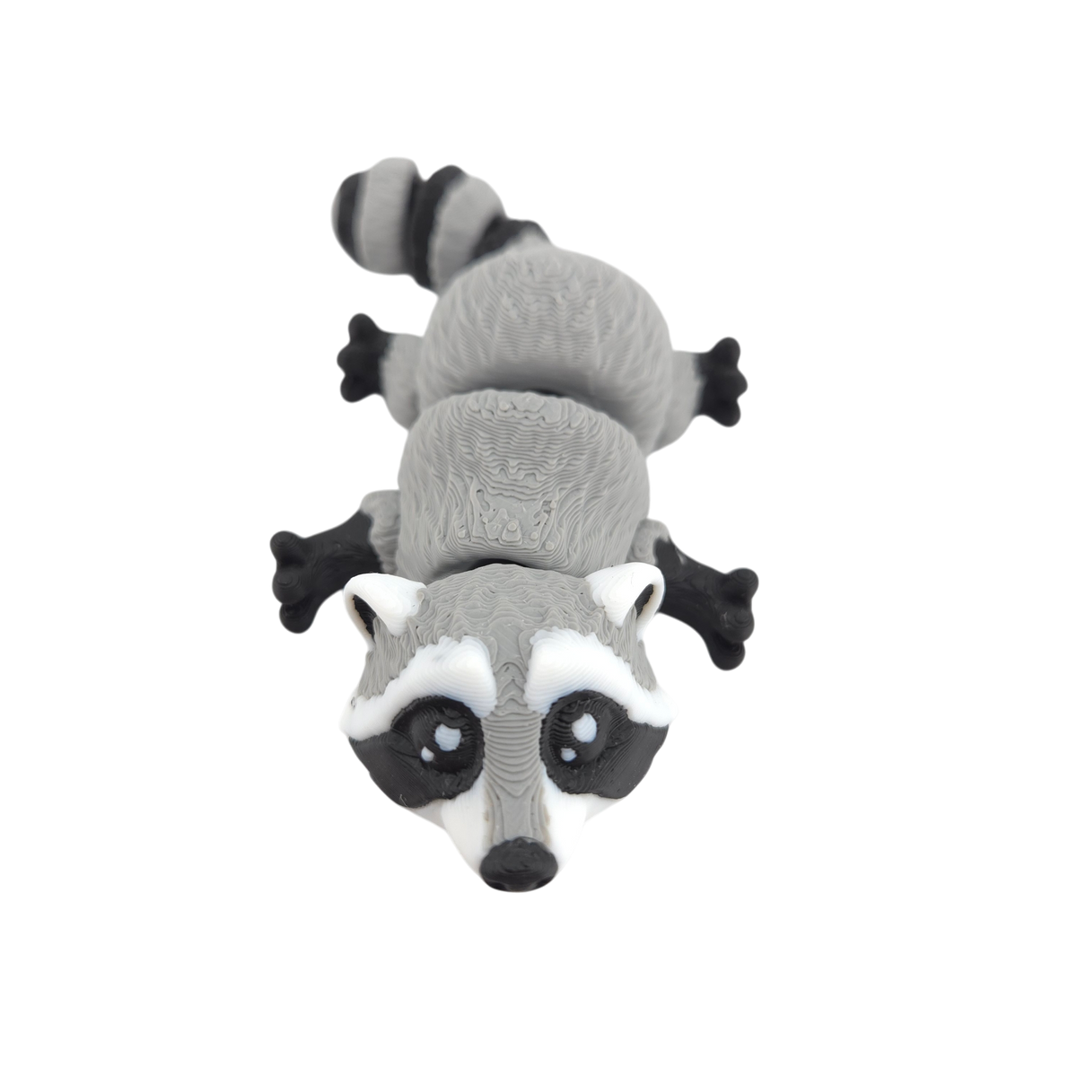 Standard Gray Raccoon 3D printed collectible - view 4