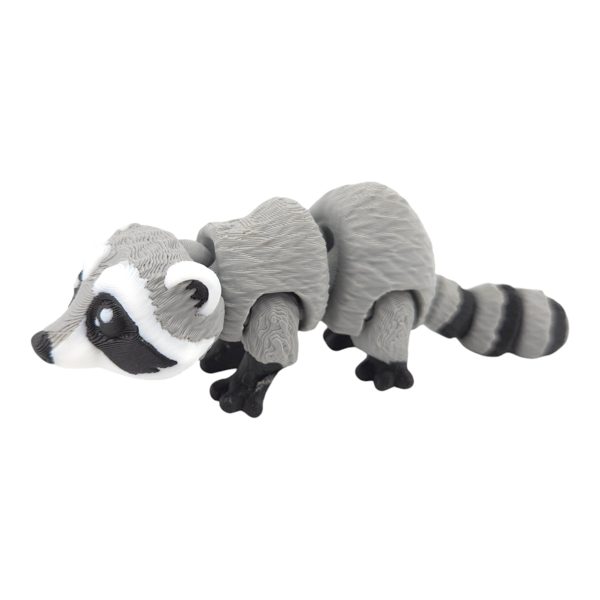 Standard Gray Raccoon 3D printed collectible - view 7