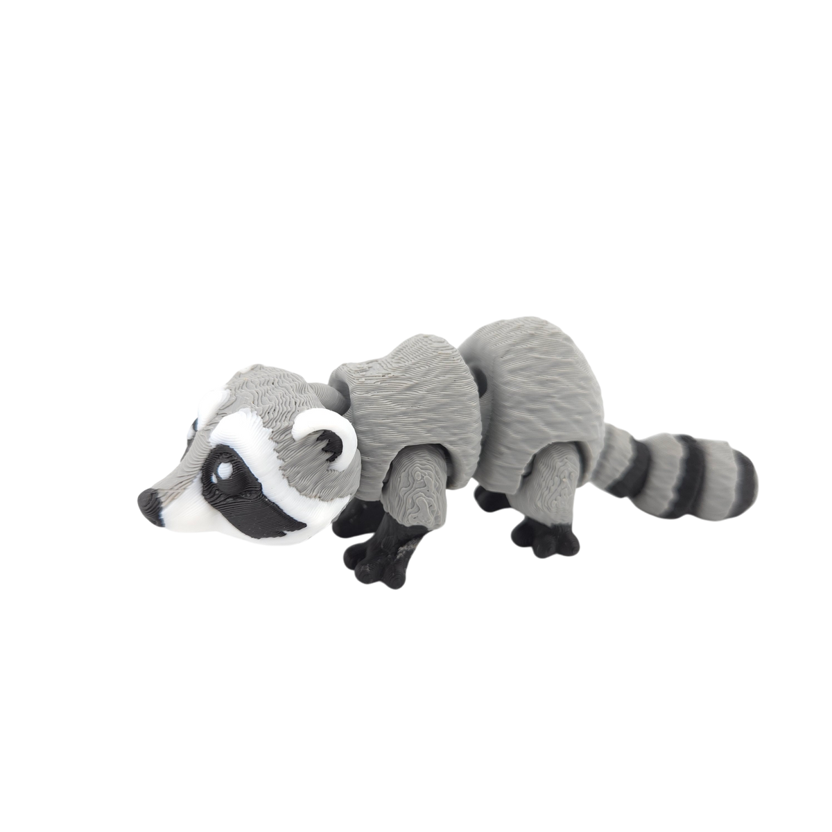 Standard Gray Raccoon 3D printed collectible - view 8
