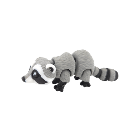 Standard Gray Raccoon 3D printed collectible - view 8