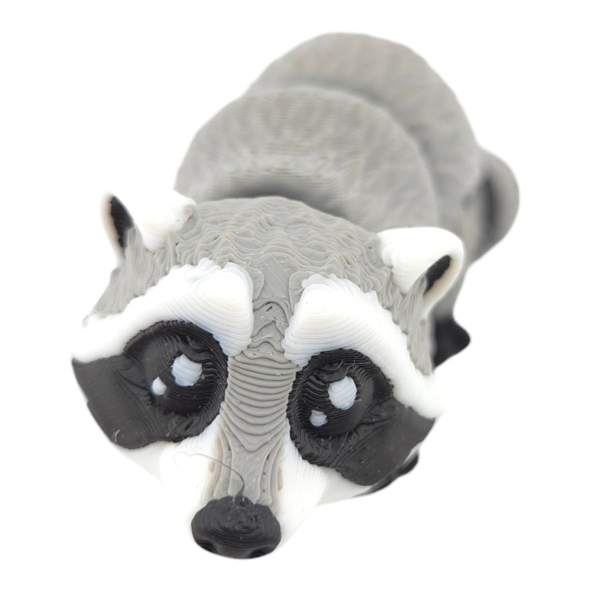 Standard Gray Raccoon 3D printed collectible - view 9