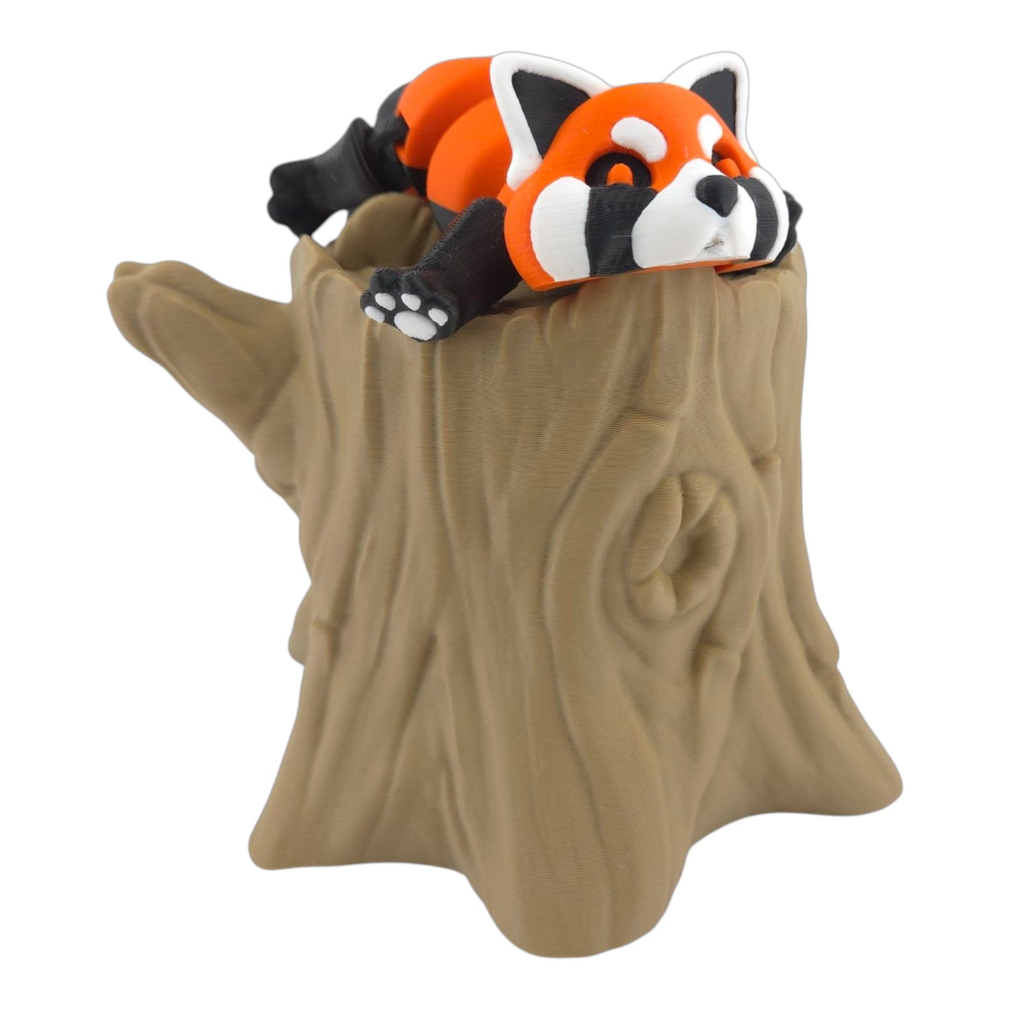 Articulated Red Panda – 3D Printed Poseable Figurine | Cute Collectible Desk or Shelf Decor