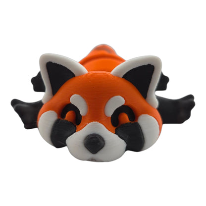 Articulated Red Panda – 3D Printed Poseable Figurine | Cute Collectible Desk or Shelf Decor