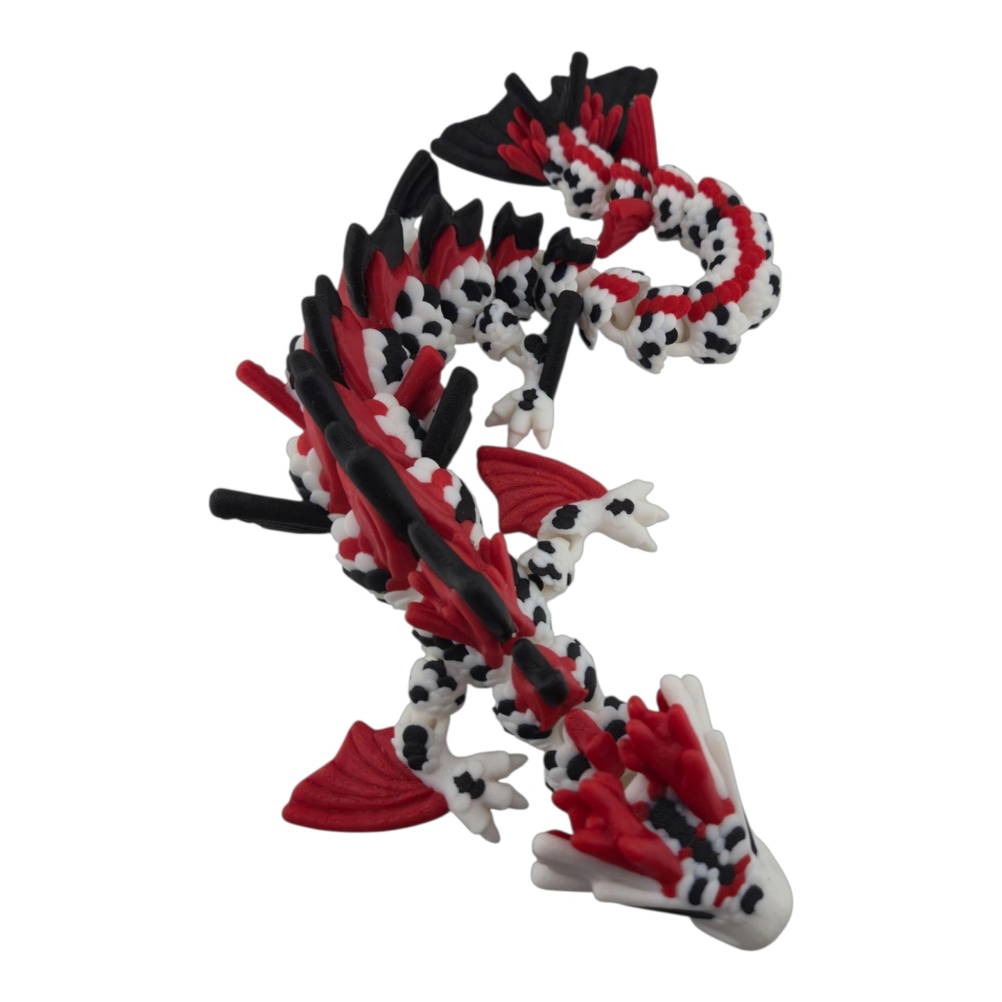Koi Dragon – 18.75" Articulated Fantasy Figure | Large 3D Printed Collectible | Japanese-Inspired Desk & Shelf Decor