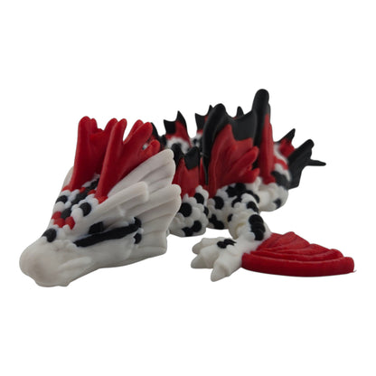 Koi Dragon – 18.75" Articulated Fantasy Figure | Large 3D Printed Collectible | Japanese-Inspired Desk & Shelf Decor