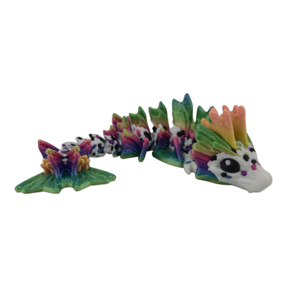 Baby Koi Dragon – 6" Articulated Fantasy Figure | 3D Printed Collectible | Japanese-Inspired Desk & Shelf Decor