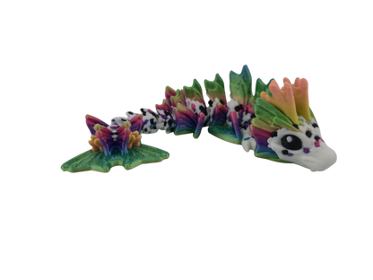 Baby Koi Dragon – 6" Articulated Fantasy Figure | 3D Printed Collectible | Japanese-Inspired Desk & Shelf Decor