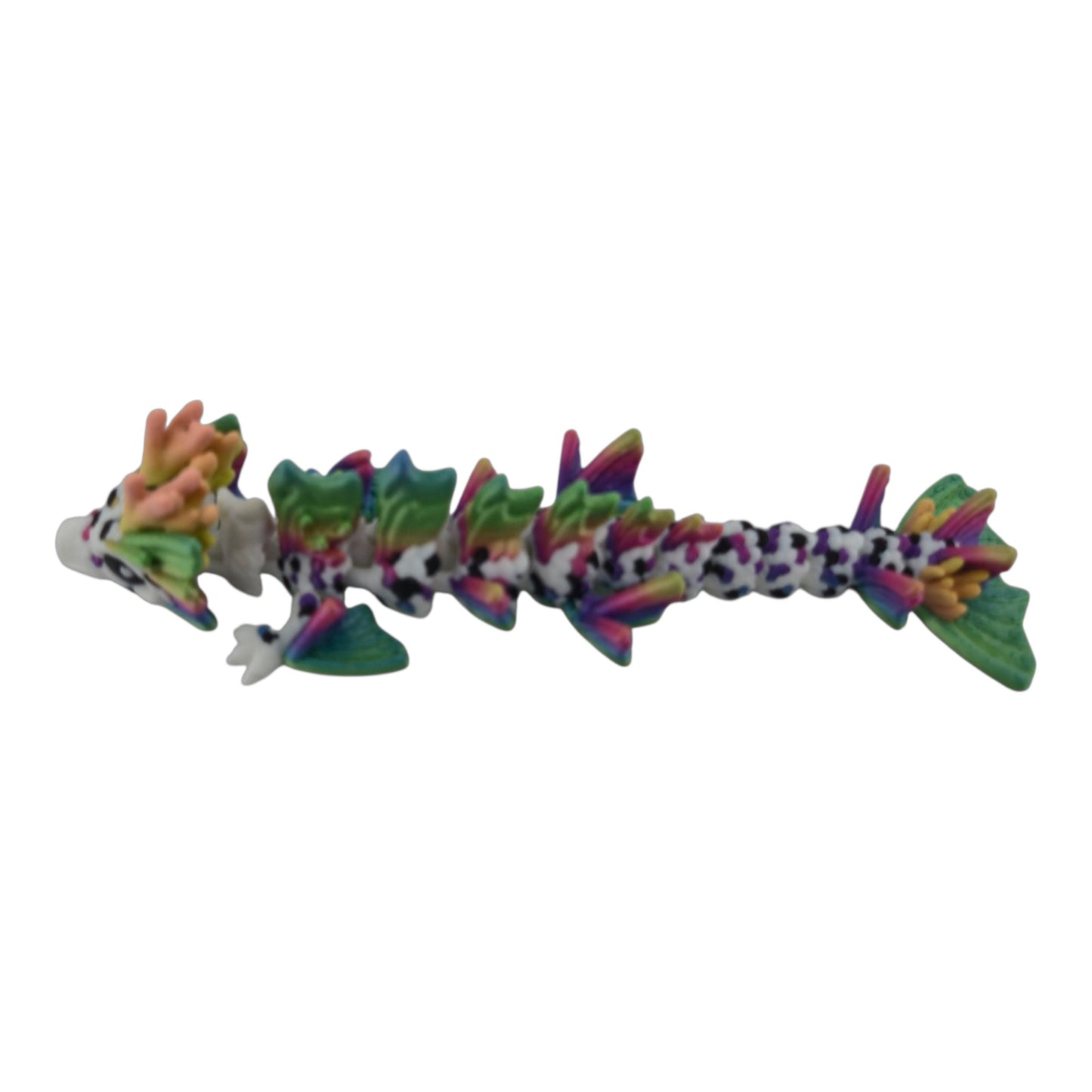 Baby Koi Dragon – 6" Articulated Fantasy Figure | 3D Printed Collectible | Japanese-Inspired Desk & Shelf Decor