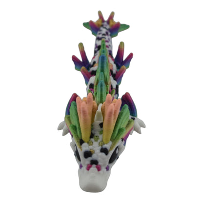 Baby Koi Dragon – 6" Articulated Fantasy Figure | 3D Printed Collectible | Japanese-Inspired Desk & Shelf Decor