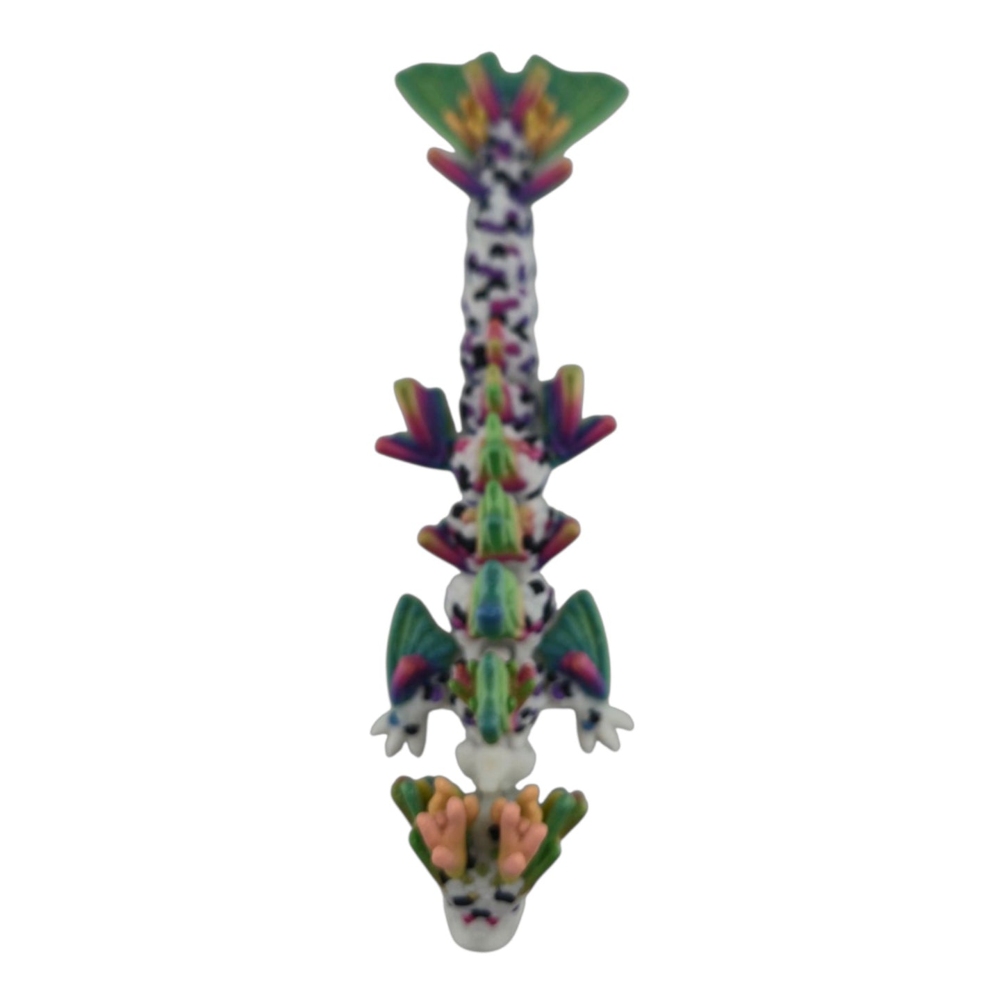 Baby Koi Dragon – 6" Articulated Fantasy Figure | 3D Printed Collectible | Japanese-Inspired Desk & Shelf Decor