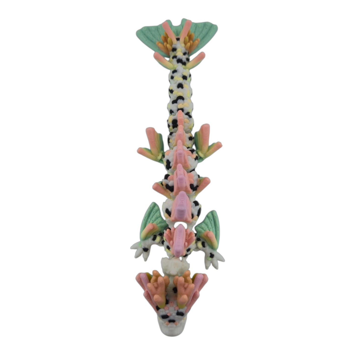 Baby Koi Dragon – 6" Articulated Fantasy Figure | 3D Printed Collectible | Japanese-Inspired Desk & Shelf Decor