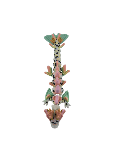Baby Koi Dragon – 6" Articulated Fantasy Figure | 3D Printed Collectible | Japanese-Inspired Desk & Shelf Decor