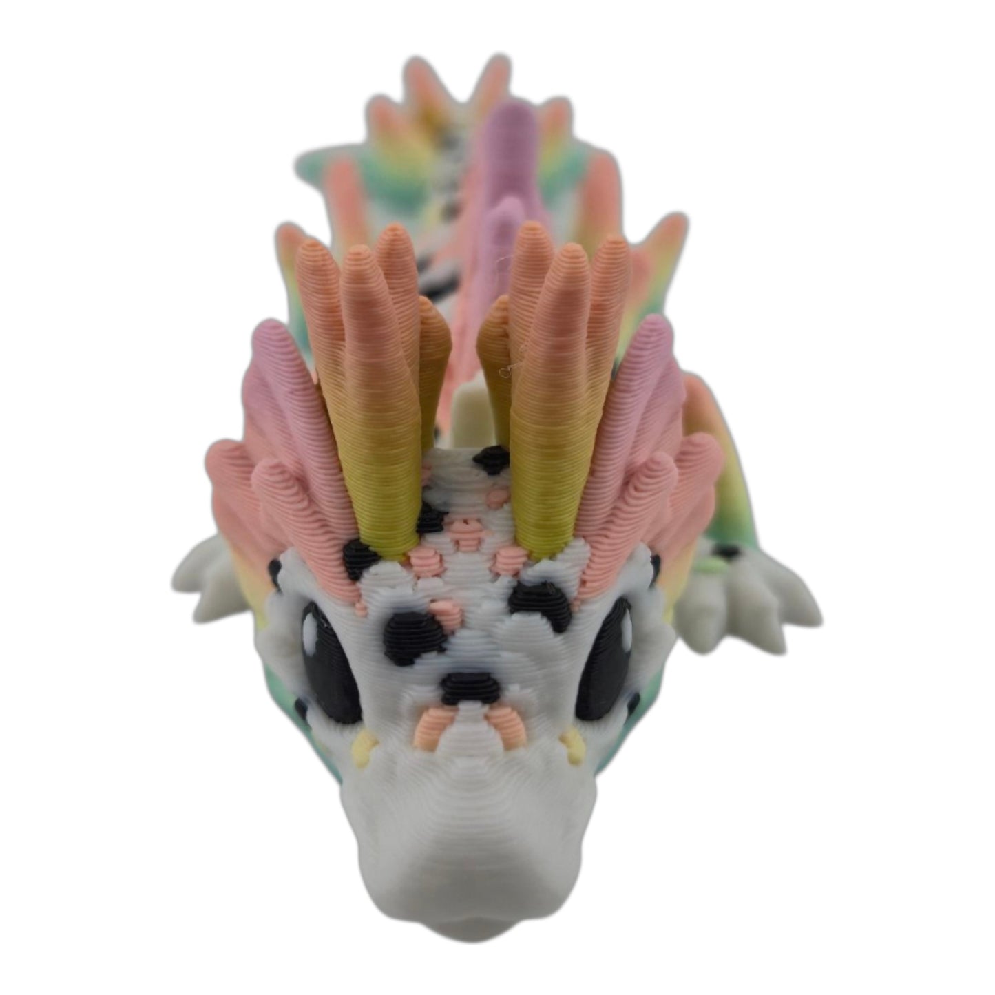 Baby Koi Dragon – 6" Articulated Fantasy Figure | 3D Printed Collectible | Japanese-Inspired Desk & Shelf Decor