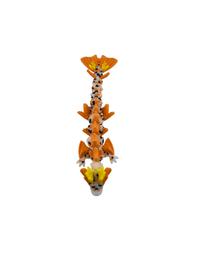 Baby Koi Dragon – 6" Articulated Fantasy Figure | 3D Printed Collectible | Japanese-Inspired Desk & Shelf Decor