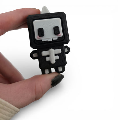 8-Bit Robot Clicker – 3D Printed Mechanical Click Sensory Pad for Desk, Stress Relief, Anxiety, ADHD