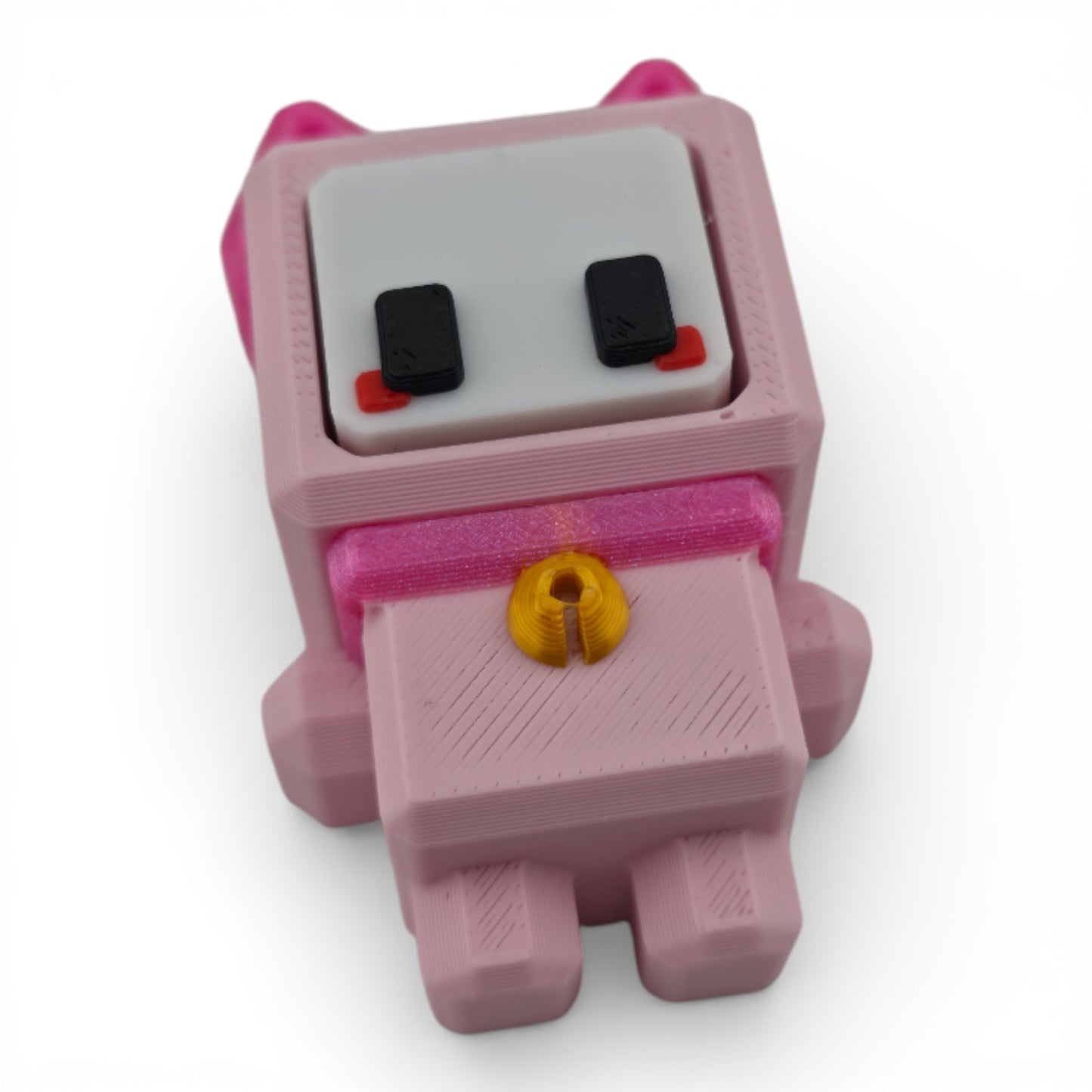 8-Bit Robot Clicker – 3D Printed Mechanical Click Sensory Pad for Desk, Stress Relief, Anxiety, ADHD