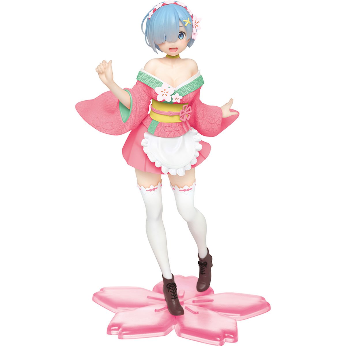 Re:Zero Starting Life in Another World Rem Sakura Version Renewal Edition Precious Statue