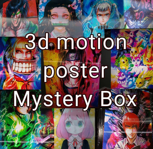 3D Motion Poster Mystery box
