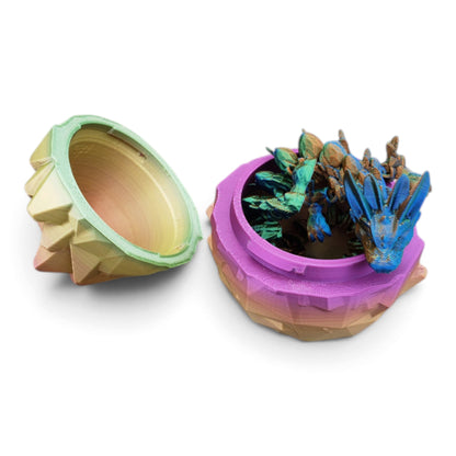 Mystery Dragon Eggs - Articulated Dragons - 3 Different Eggs - 8 Different Dragons - ~12 Inches