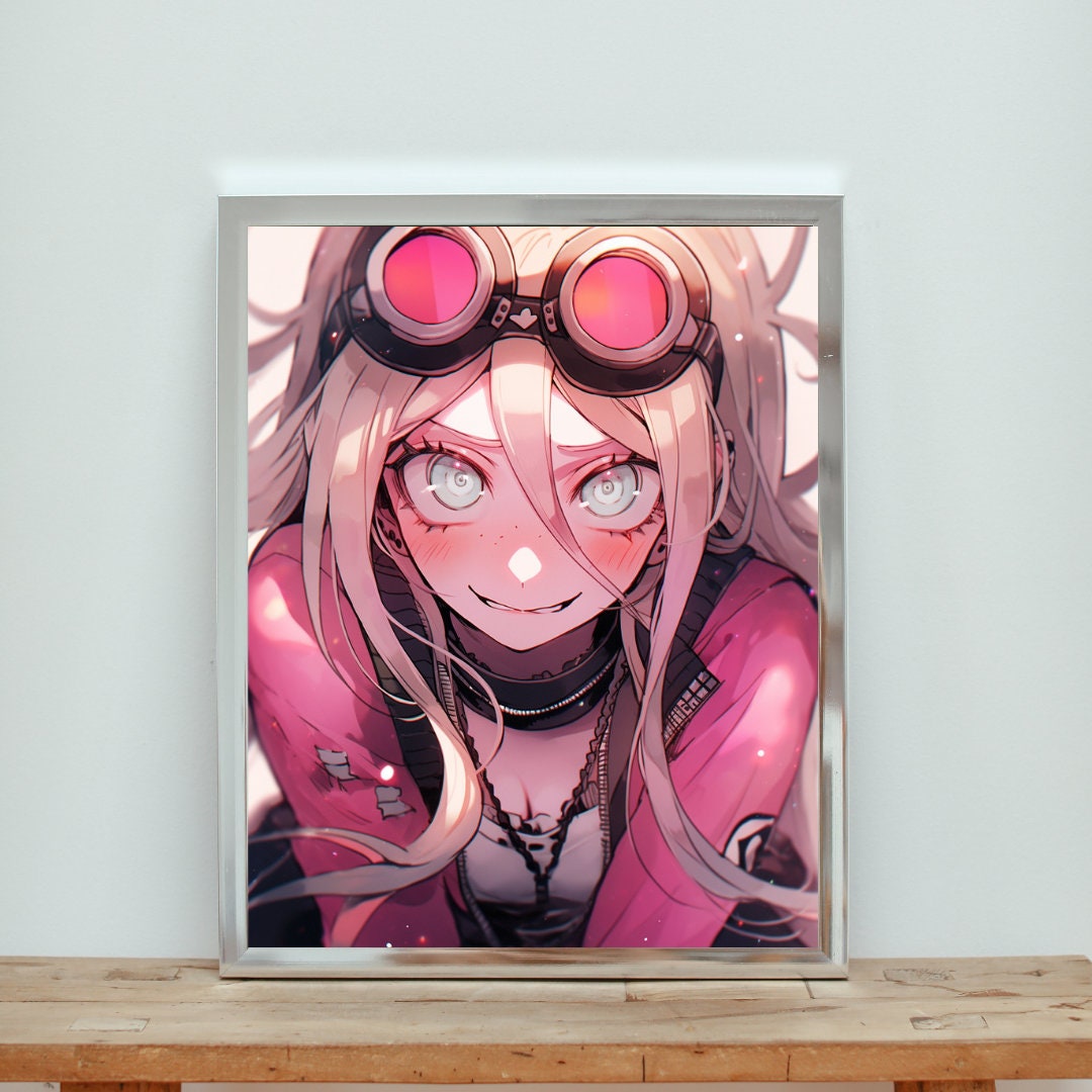 The Ultimate Inventor Blushing, 11x17 Inches, Art Print, Anime Poster, Waifu