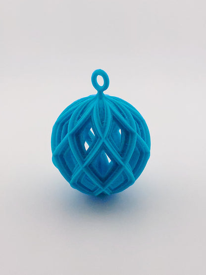 Christmas Ornament -- Decor Gift - 3D Printed Tree Decor - Customizable Colors - Authorized Seller