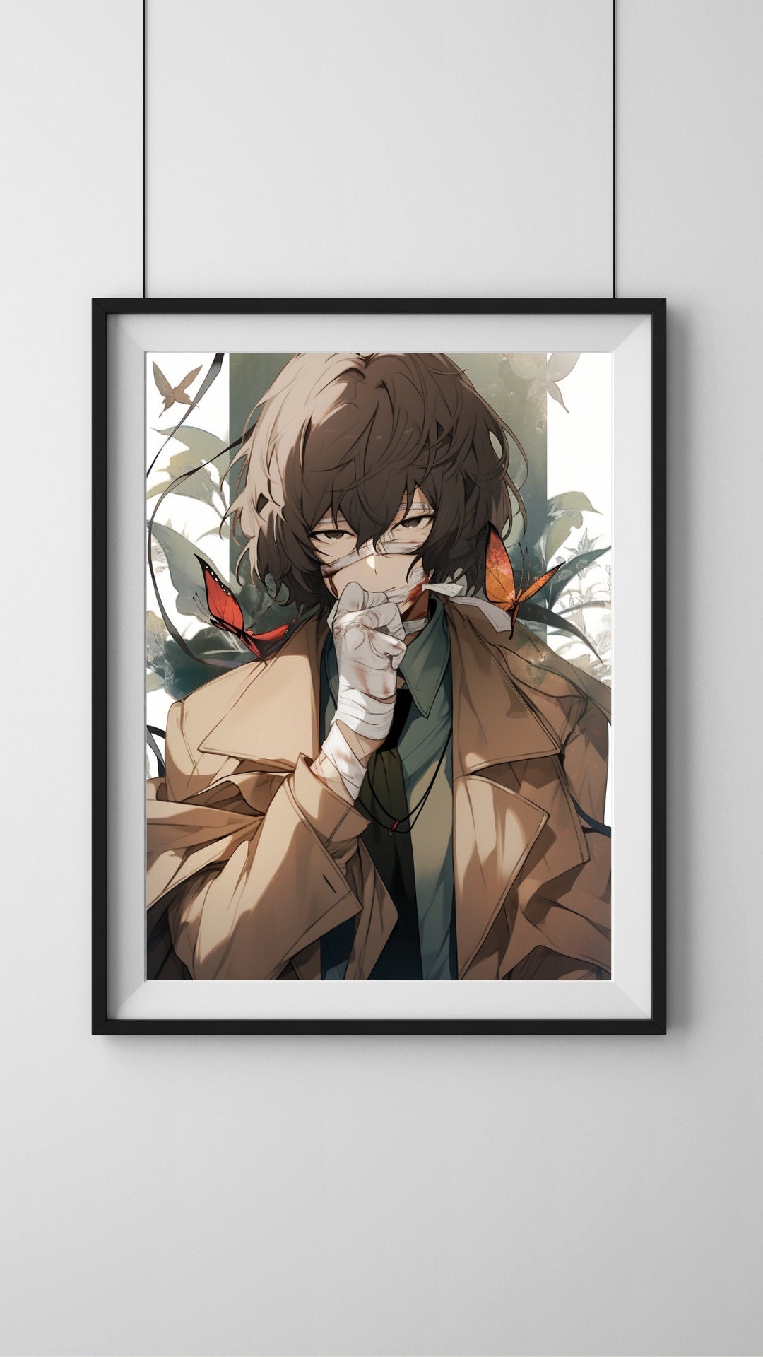 Whispers of Mystery, Art Print, Anime Poster, Husbando