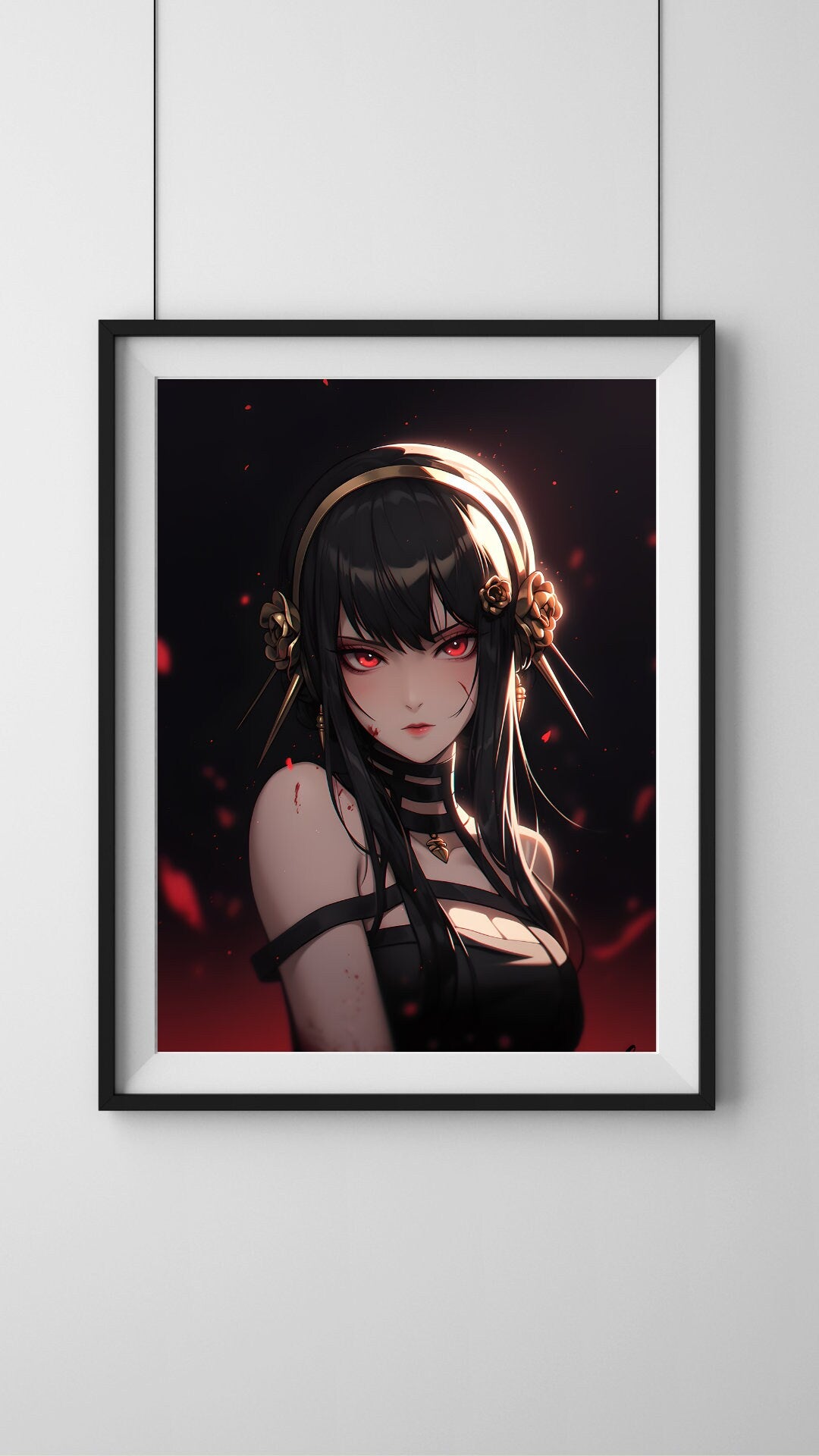 Assassin's Blush, Art Print, Anime Poster, Waifu, Anime Print