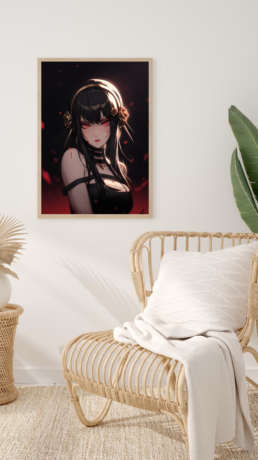 Assassin's Blush, Art Print, Anime Poster, Waifu, Anime Print