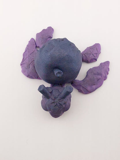 3D-Printed Articulated Poison Apple Turtle Decor Desk Decor Fidget Toy