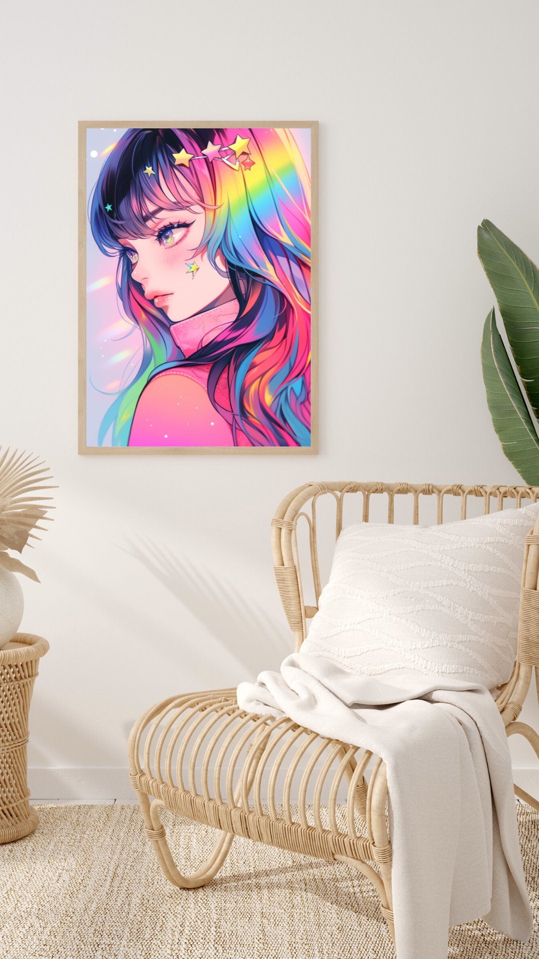 A Colorful Dream: The Spectrum Muse Art Print