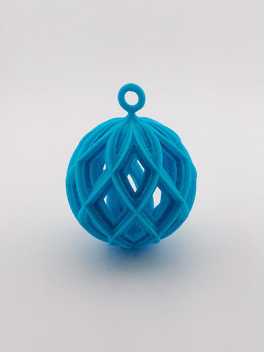 Christmas Ornament -- Decor Gift - 3D Printed Tree Decor - Customizable Colors - Authorized Seller
