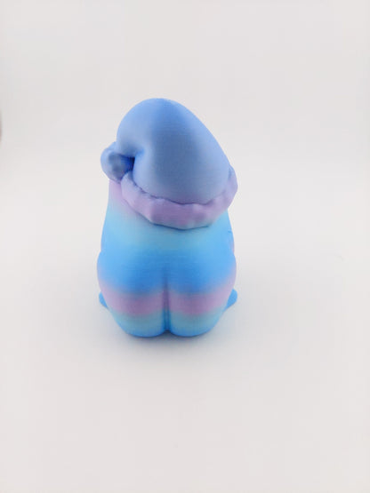 1 Christmas Frog Butt - 3D Printed Figure Fantasy Creature - Authorized Seller