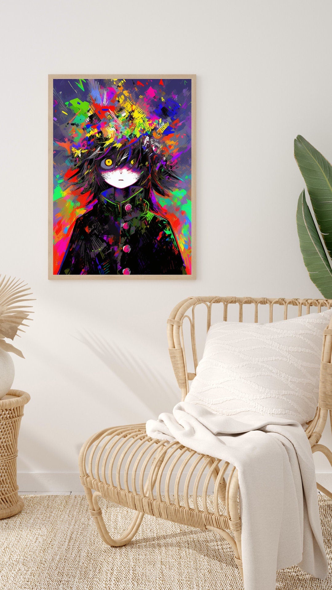 Chaos Spectrum: The Vibrant Anarchy Art Print