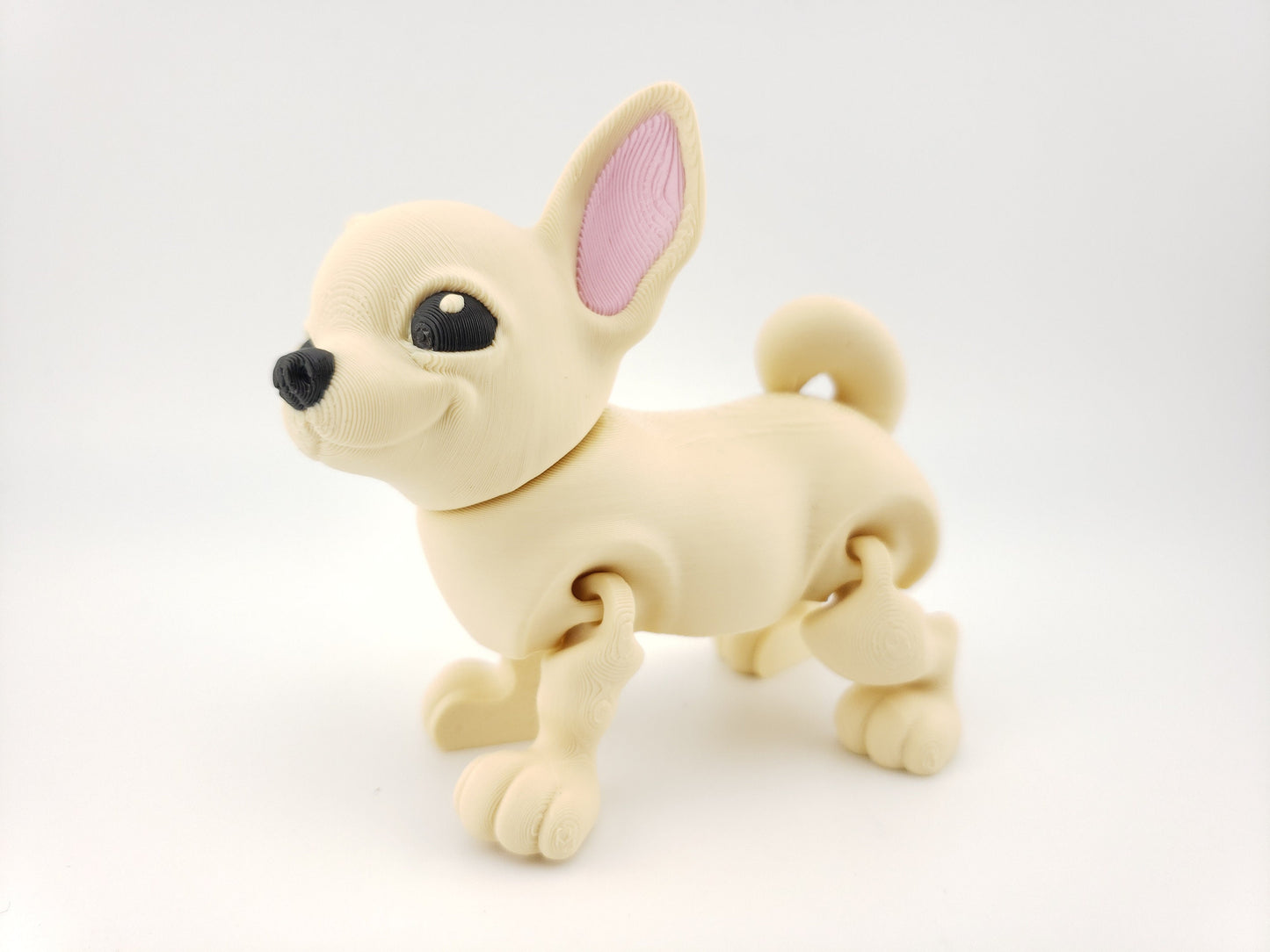 Flexi Chihuahua - 3D Printed Fidget Fantasy Creature - Authorized Seller - Articulated Toy Figure