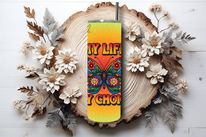Butterfly Tumbler - Empowering 20 oz Travel Cup with Butterfly Design