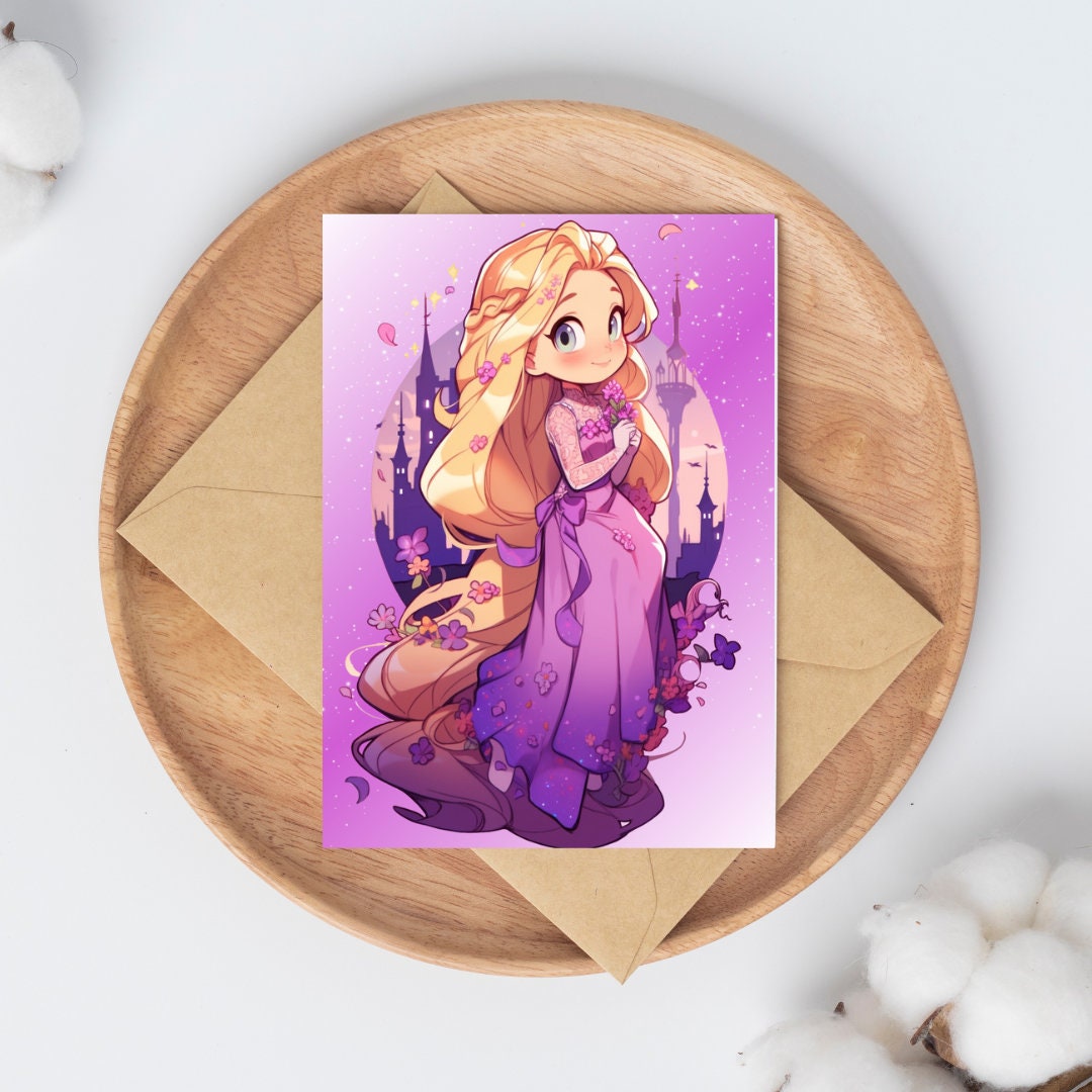 Castle Bound Chibi Princess Art Print - Frame Not Included