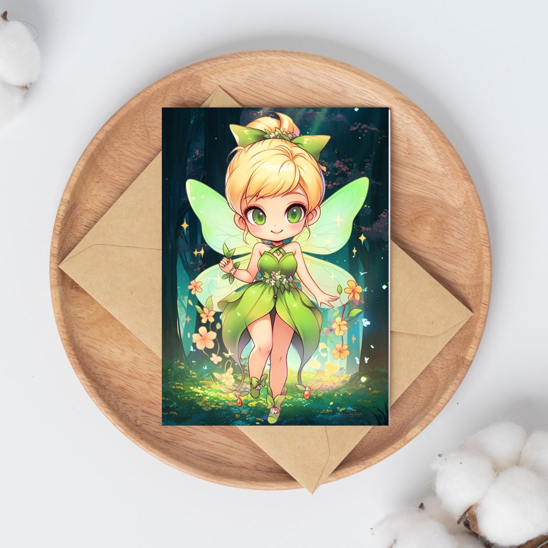 Pixie Dust Magic: Chibi Fairy Art Print - Wall Decor Poster