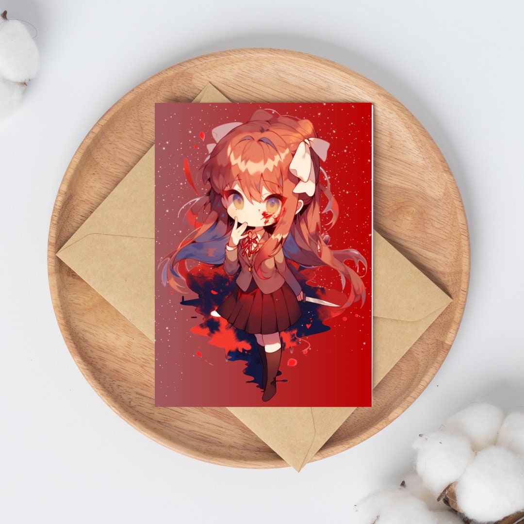 Crimson Reveal: Chibi Club Leader Unveiled Art Print