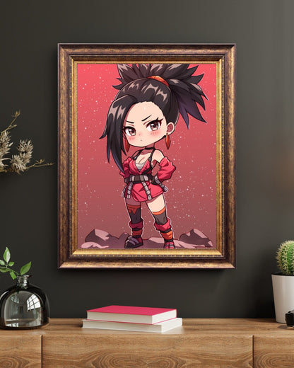 Creative Power: Chibi Heroine Art Print